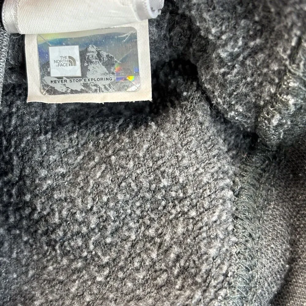 The North Face Mens Hoodie M Half Dome Gray Logo Hiking Outdoor Sweatshirt *READ